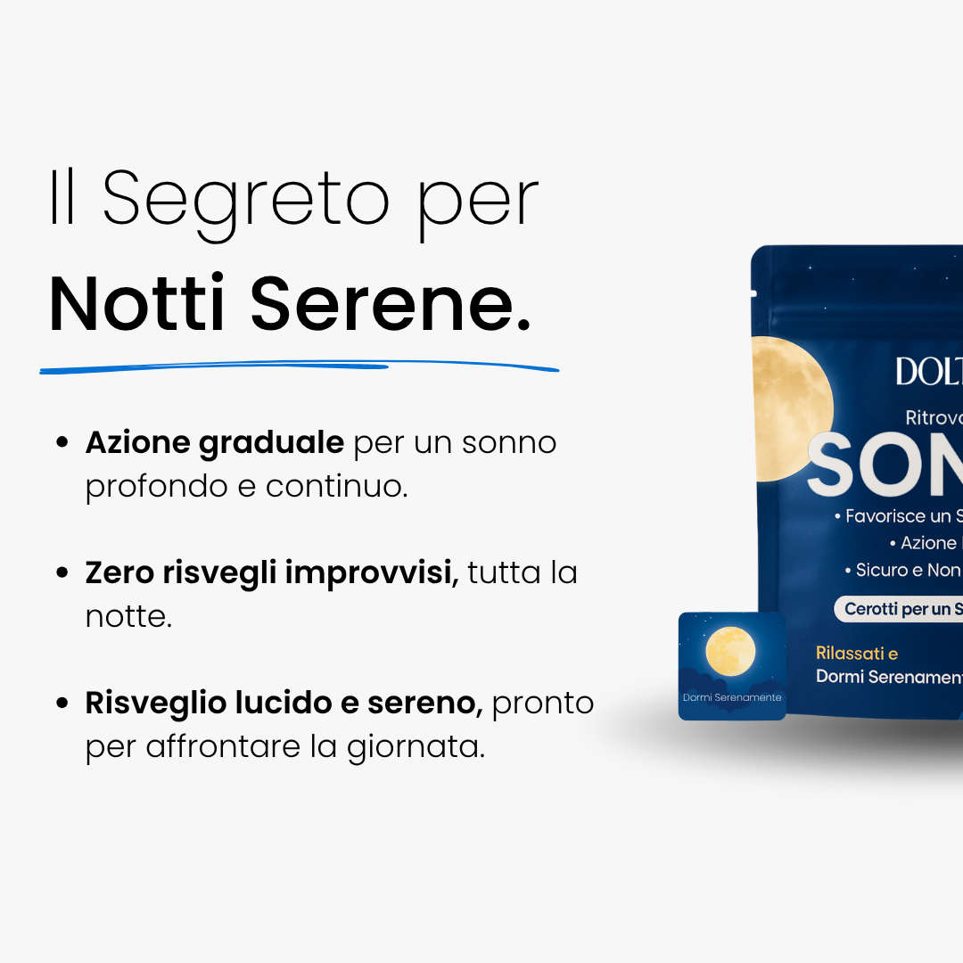 Doltera™ - Cerotti per il Sonno a Rilascio Graduale