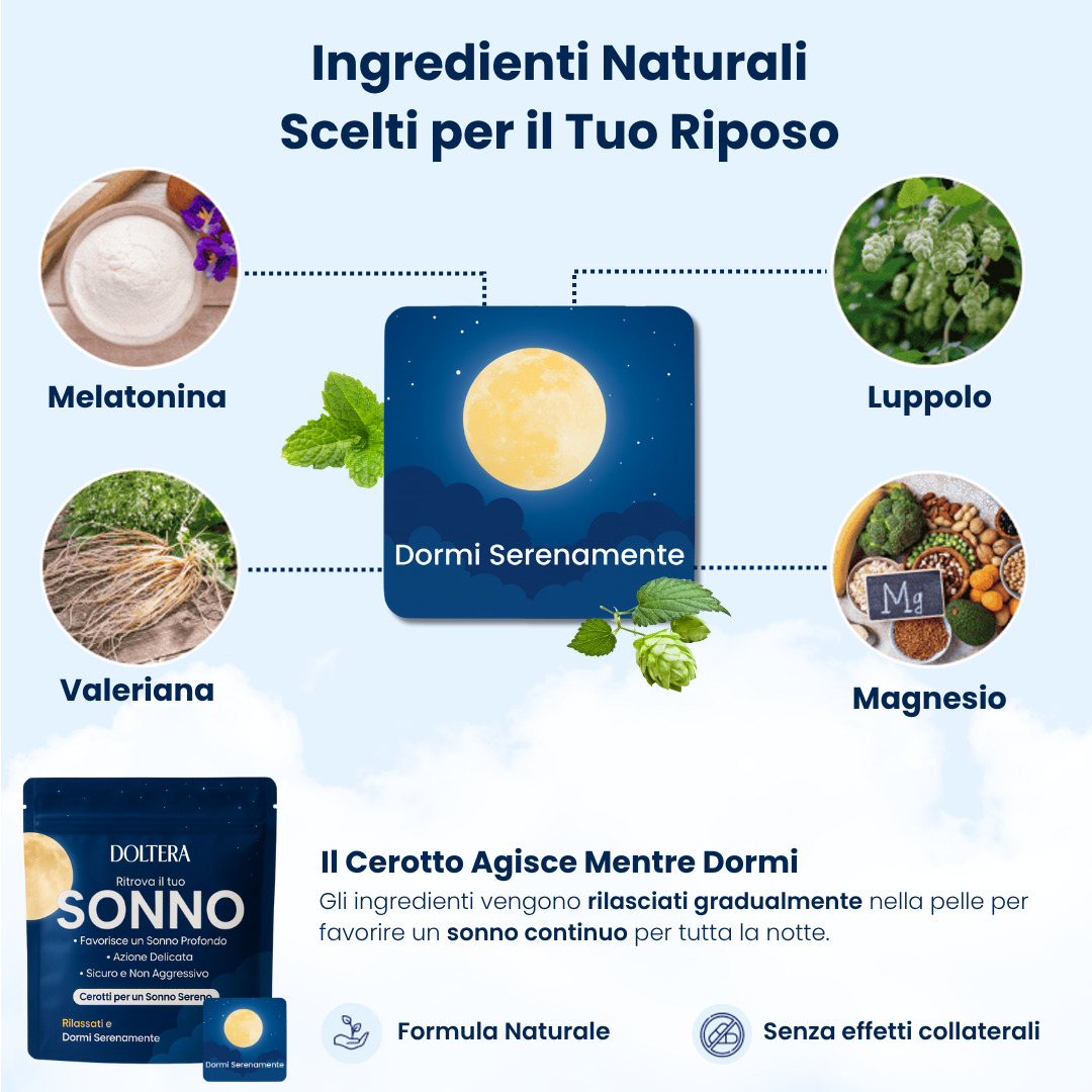 Doltera™ - Cerotti per il Sonno a Rilascio Graduale