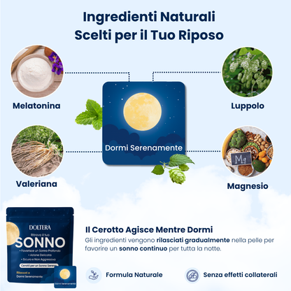 Doltera™ - Cerotti per il Sonno a Rilascio Graduale